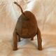 Natural wood pig sculpture Height 15cm Width 30cm