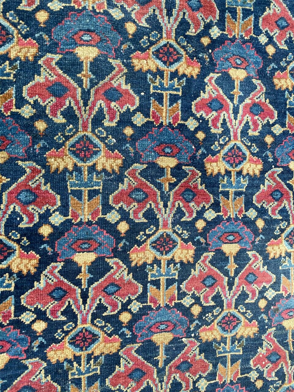 Ancient Persian mahal carpet 102x162 cm