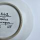 Vintage hollow plate Keraluc Quimper France G6 floral decoration bo
