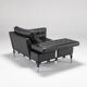 "Prive" Leather Set by Phillippe Starck for Cassina, Italy,2010s