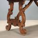 Old refectory table in stained walnut oak, Italy, 20th century