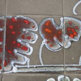 70's vintage ceramic coffee table