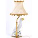 Lamp in bronze and porcelain