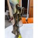 Vase in glass paste and bronze by F. Silviy