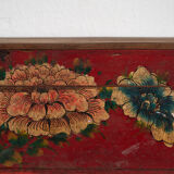 Antique red box with floral patterns (circa 1900) #34