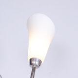 Lampadaire ArtDéco restauré, acier chromé, Tchéquie, années 1930