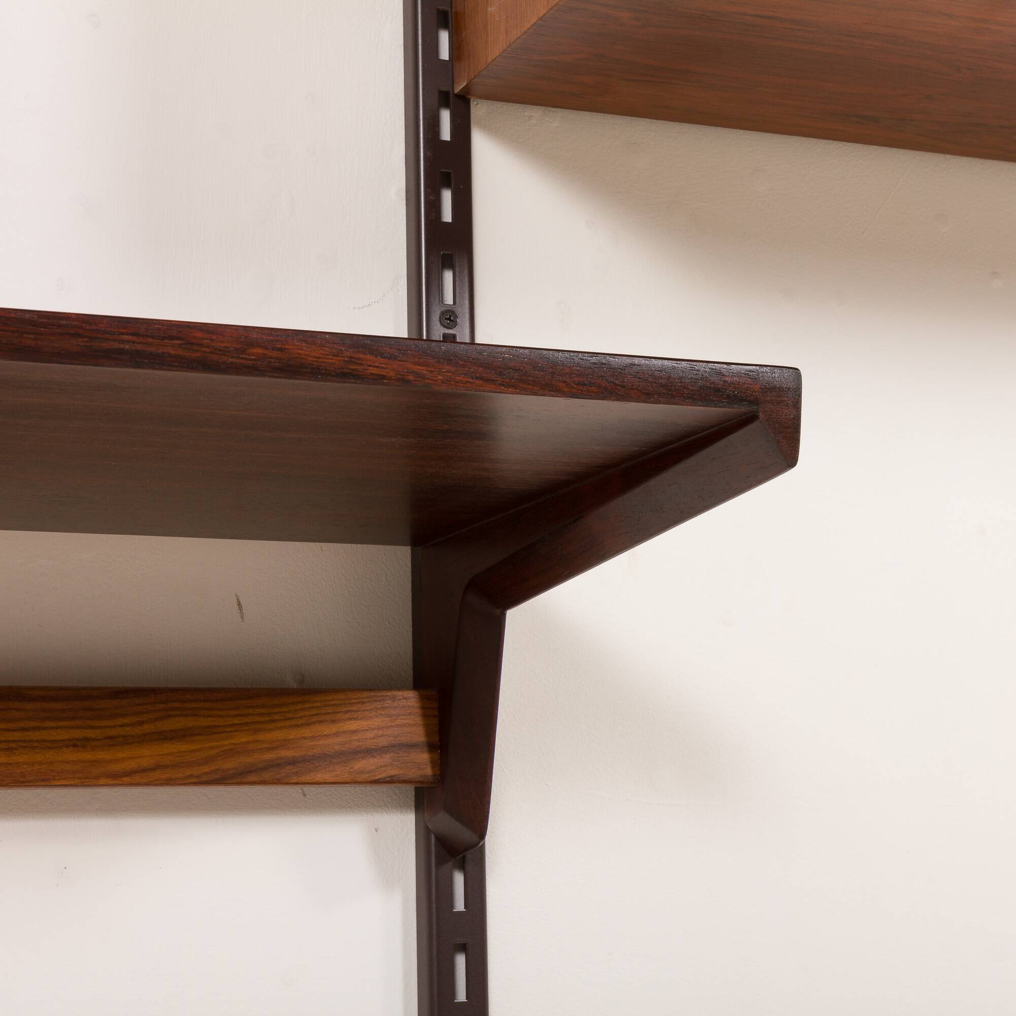Kai Kristiansen rosewood wall unit for FM Mobler, Denmark, 1960s