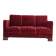 1950s, Danish 3-seater sofa, furniture velour, oak wood.