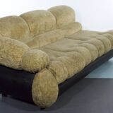 three-seater sofa designed by Adriano Piazzesi, produced in Italy during the 1970s. Upholster