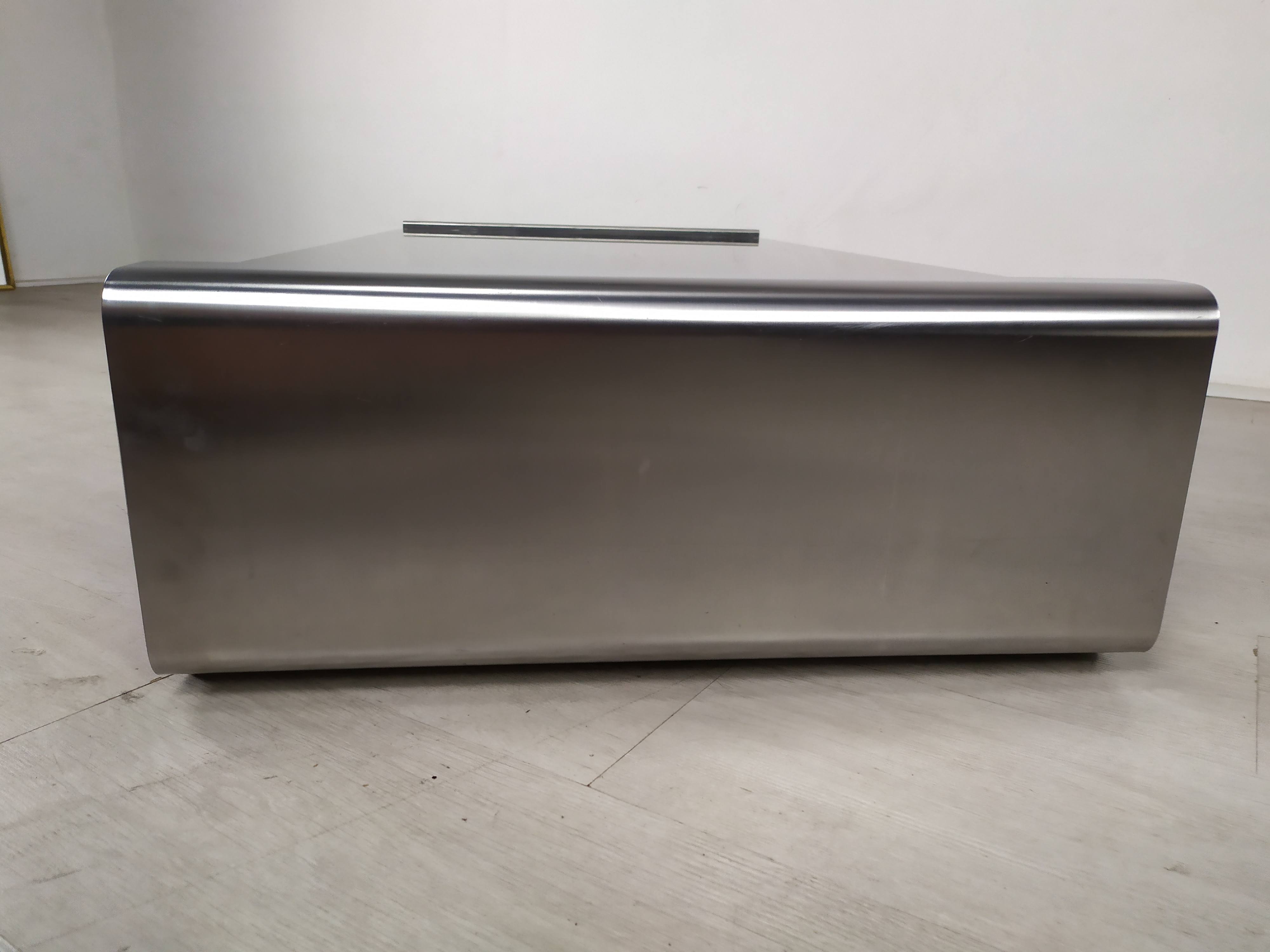 Stainless steel coffee table design Roche Bobois