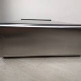 Stainless steel coffee table design Roche Bobois