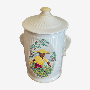 Tea box ceramic elephant ear sylvac england