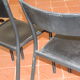 Série de 4 chaises d’école noires