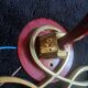 Appliques bronze et verre jules leleu art deco
