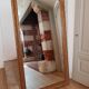 Golden rectangular mirror - 63x116cm