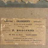 Paintings pendant of gouache "landscapes" signed m. lefelle around 1900