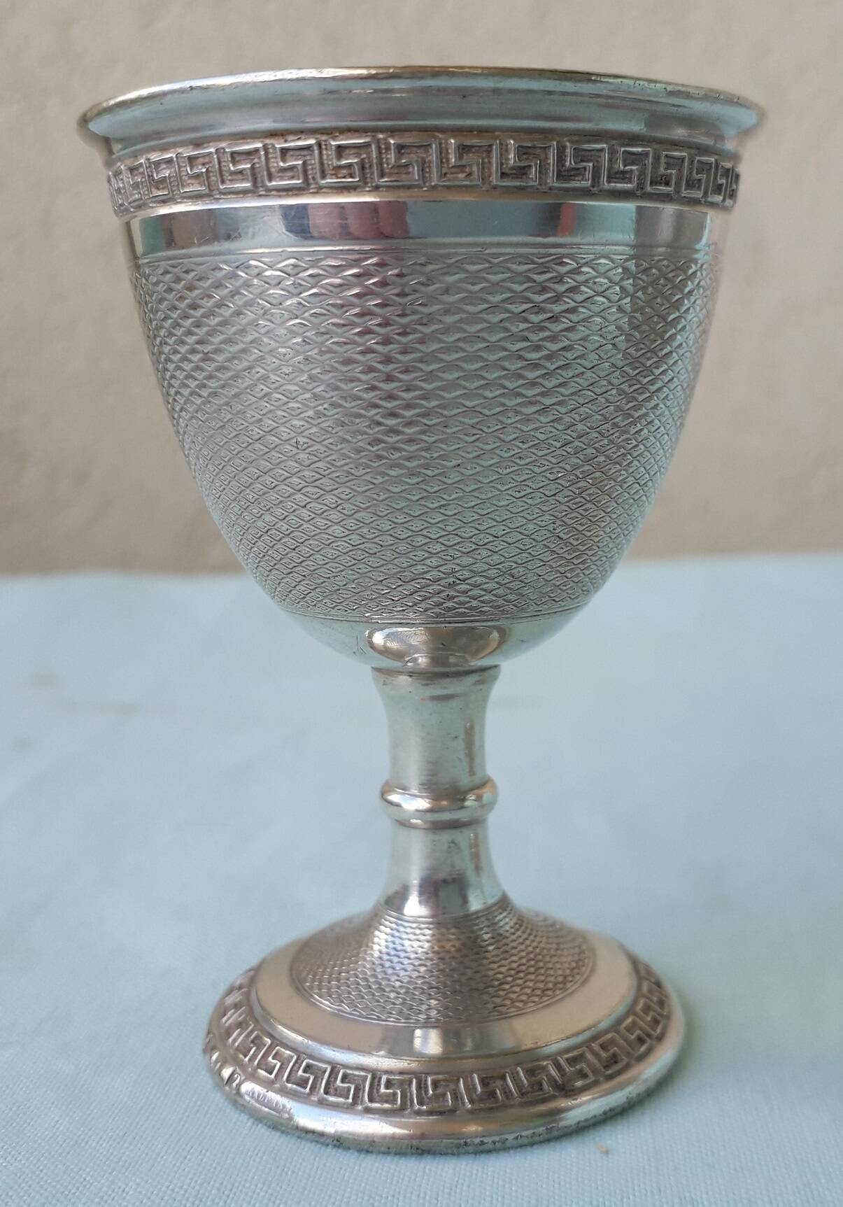 Silver-plated egg cups