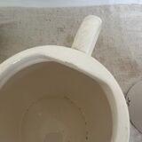 Teapot/coffee maker set with mug slip pattern breakfast hand-painted pieces