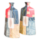 Pair of 1980s-90s Terracotta Vases – Geometric and Textured Design