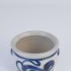 Vases en grès avec motif floral bleu cobalt de Westerwald, Allemagne, ensemble de 3