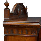 Victorian Solid Oak Open Bookcase