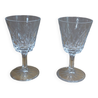 Lot 2 shot stemmed glasses