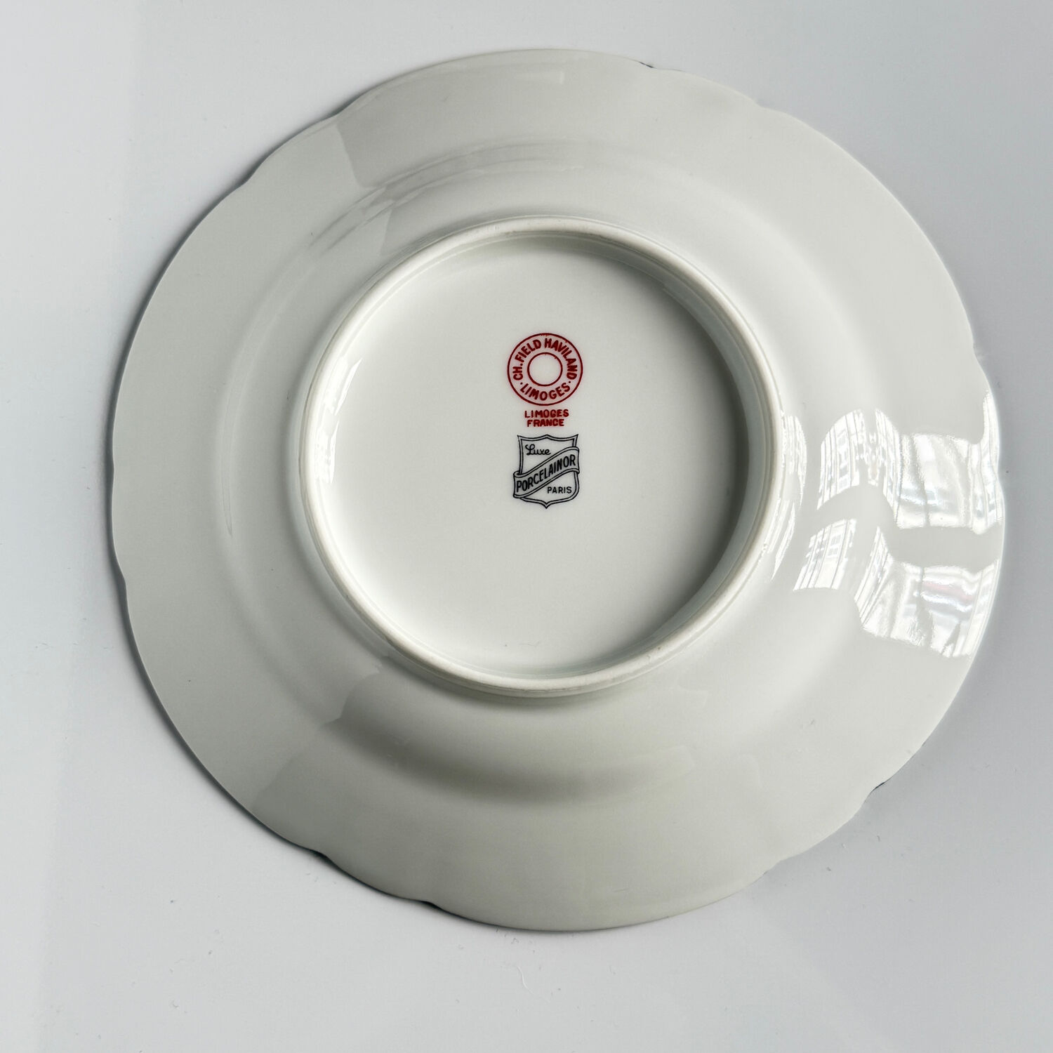 6 Haviland deep plates