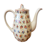 Flowered teapot porcelain limoges