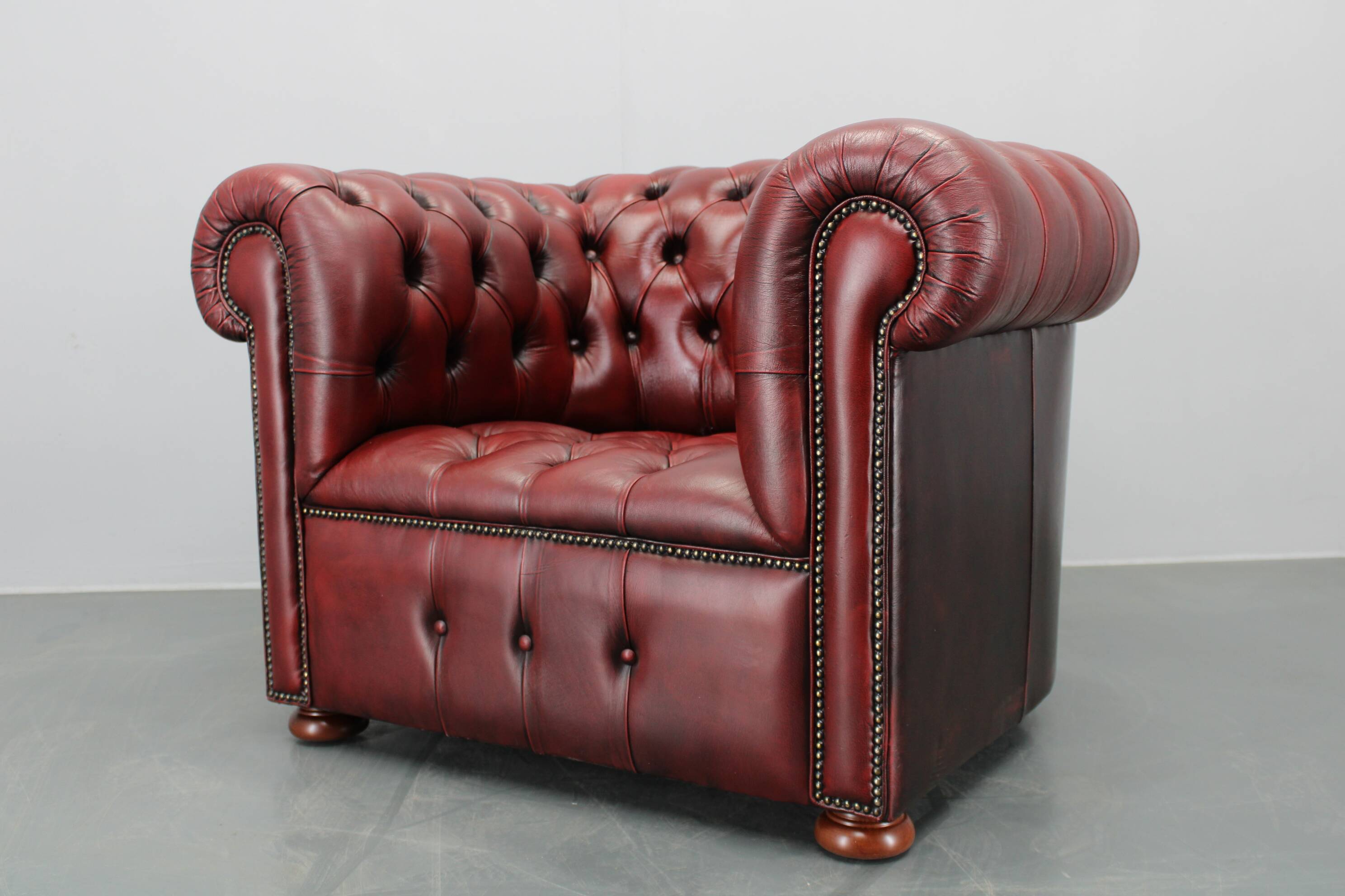 Fauteuil en cuir vintage, Tchécoslovaquie