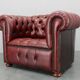 Fauteuil en cuir vintage, Tchécoslovaquie