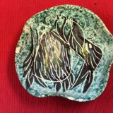 Vintage Vallauris trinket tray, possibly Borty - set of 4 - approximately 13 cm