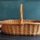Panier plat vintage français