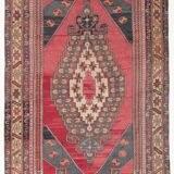 5x9 Red & Cream Classic Persian Rug, 152x271Cm