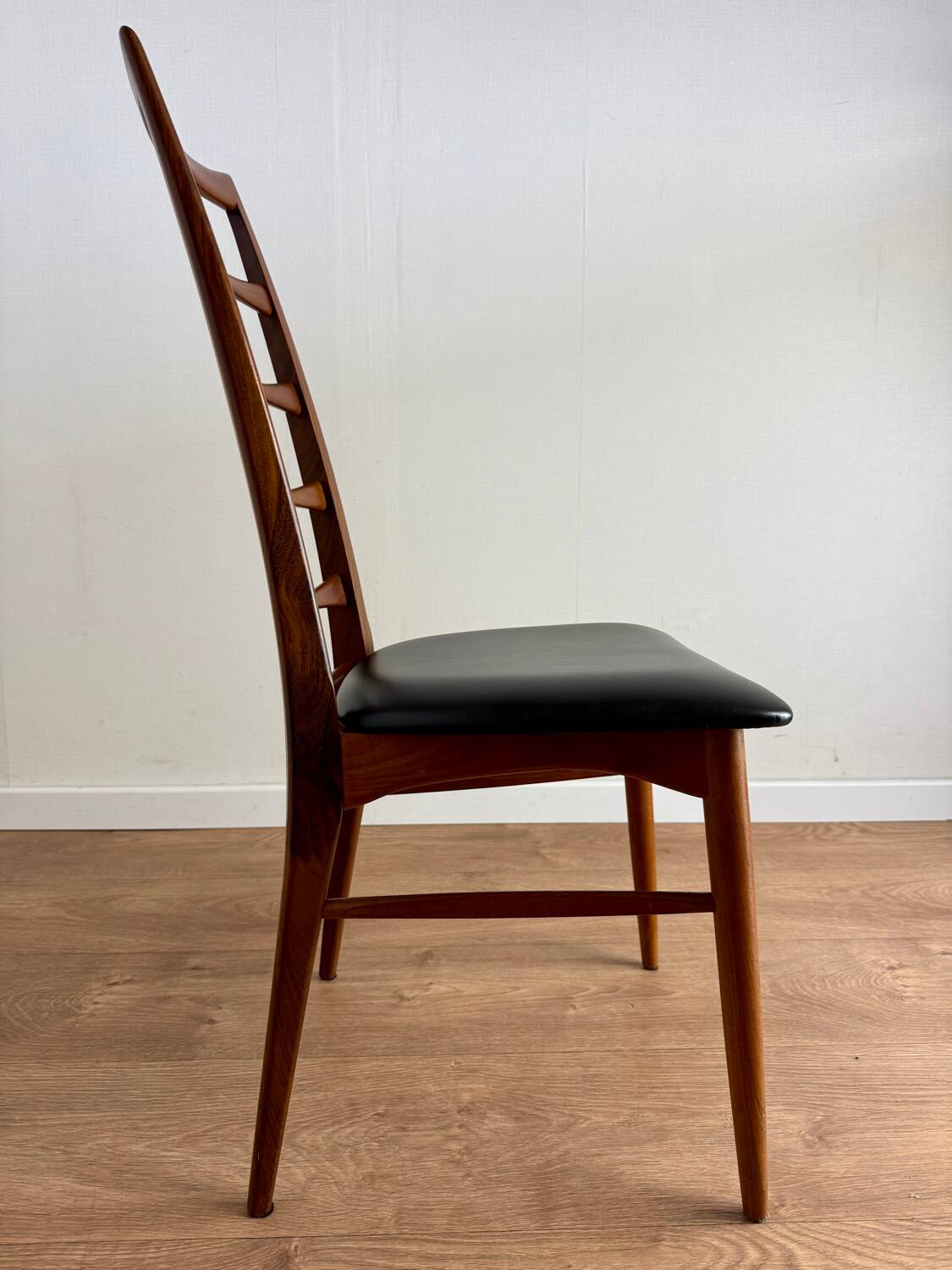 Set of 6 Scandinavian Teak Chairs by Niels Koefoeds, 1960s