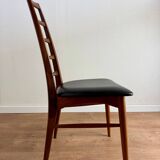 Set of 6 Scandinavian Teak Chairs by Niels Koefoeds, 1960s
