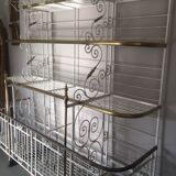 Bakery in 1900 wrought iron shelf