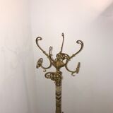 Bronze and onyx coat rack