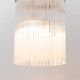 Vintage cascade chandelier in glass and brass – 1970s design