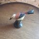 Collector's bird in painted porcelain