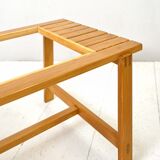 Scandinavian bench with planter