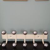 White lacquered coat rack Circa 1950