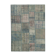 Handwoven turkish contemporary 175 cm x 242 cm blue patchwork carpet