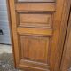 6 solid oak partition doors, 277cm in height (exceptional model)