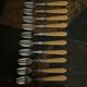 12 .vintage dessert forks