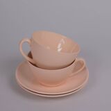 Digoin porcelain cups and saucers