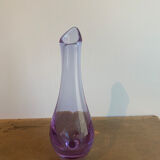 Glass vase by Miloslav Klinger for Zelezny Brod Sklo, 1960s