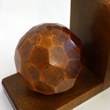 Pair of mirror ball bookends