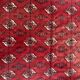 Nice big vintage carpet Bokhara handmade 200x282 cm