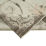 Hand-knotted decorative turkish beige rug 195 cm x 303 cm - 36570