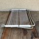 Old folding metal chrome back